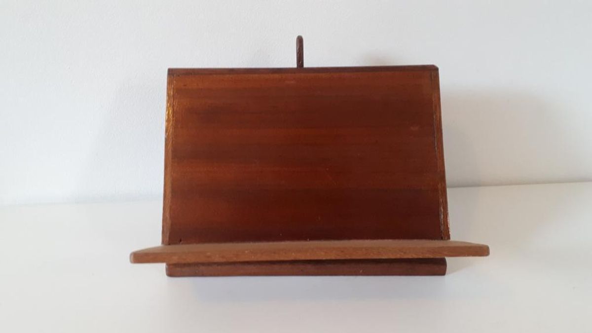 Vintage Boekenstandaard Kookboekhouder Folder Houder Rek image 4