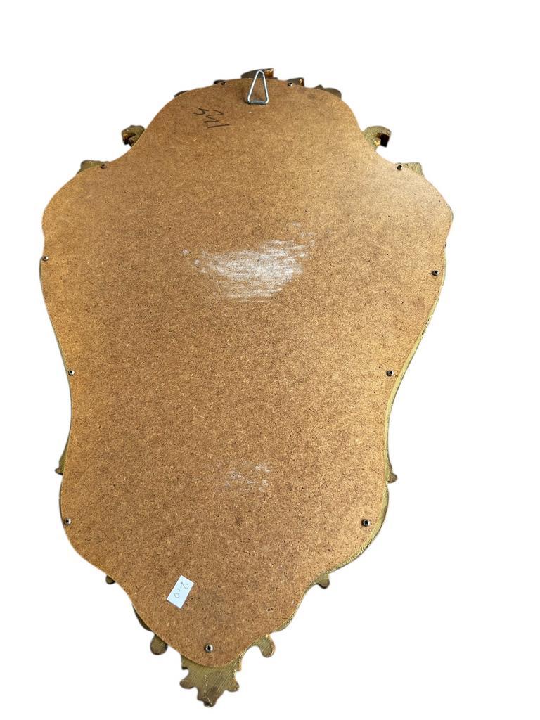 Vintage Gouden Barok Spiegel Met Legger Console Tafeltje image 5