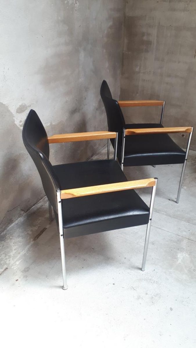 Set Van 2 Vintage Fauteuils Thereca Bauhaus Stijl Fauteuils image 5