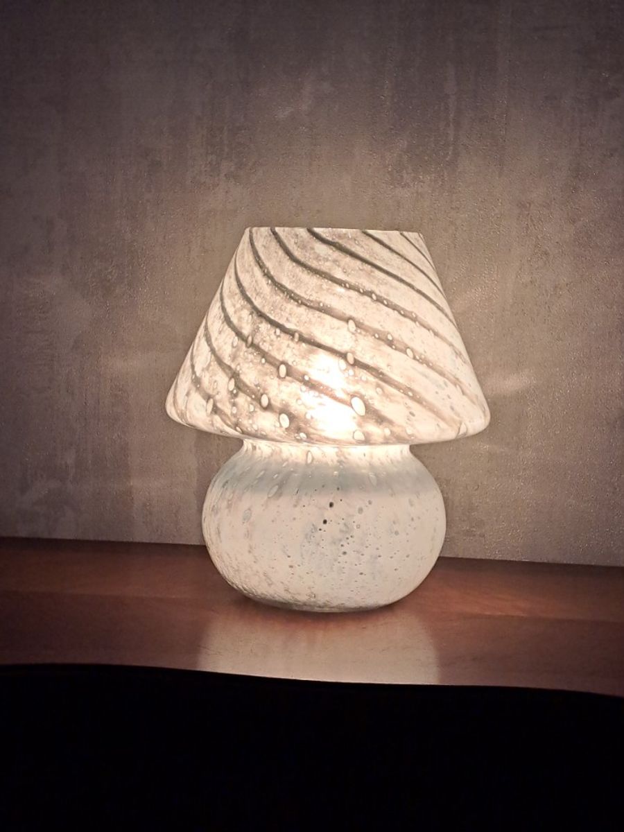 Murano Swirl Mushroom Lamp image 12