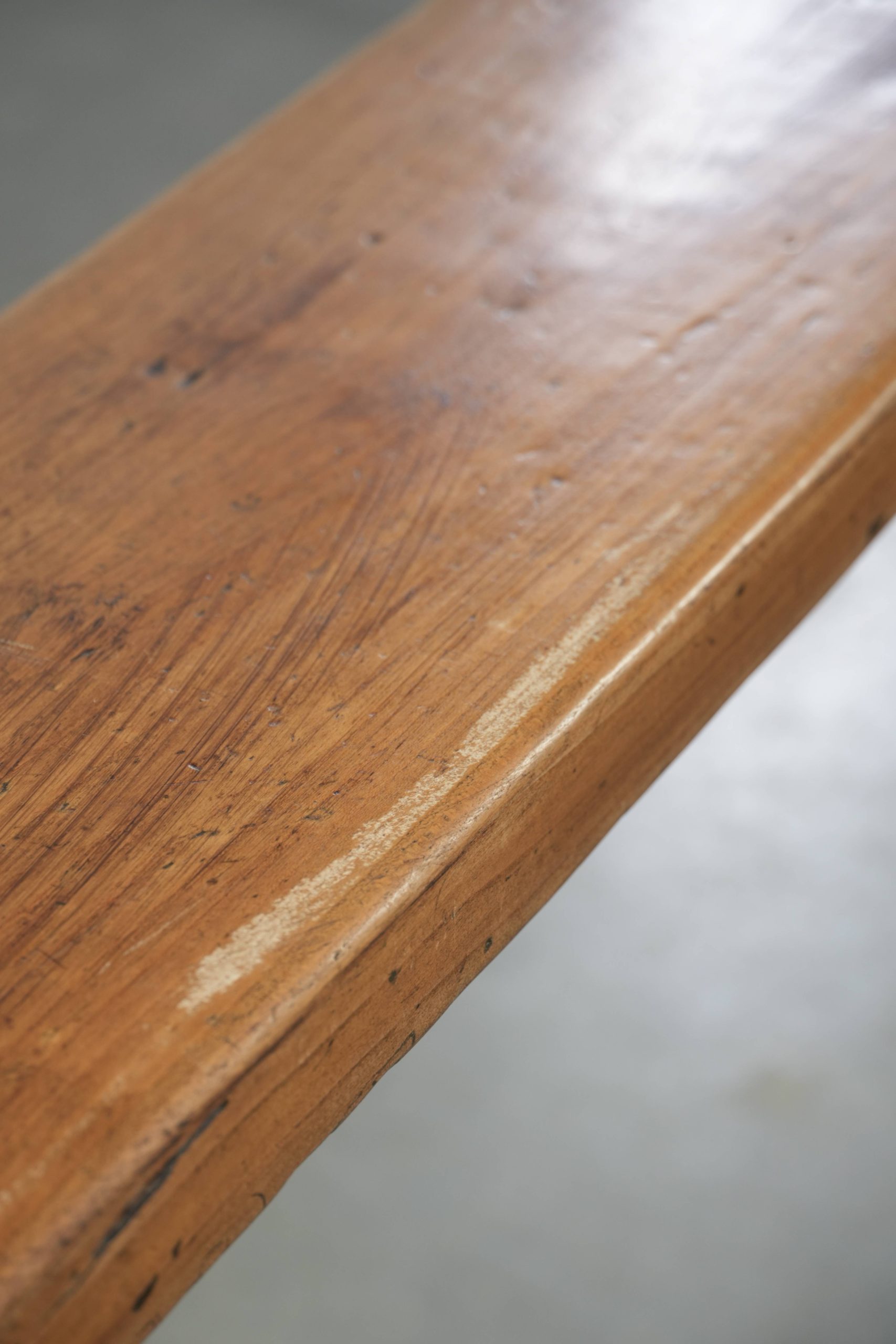 Tijdloze Franse Brocante Halbank/ Bankje Voor Aan De Eettafel Met Een Geweldige Uitstraling image 12