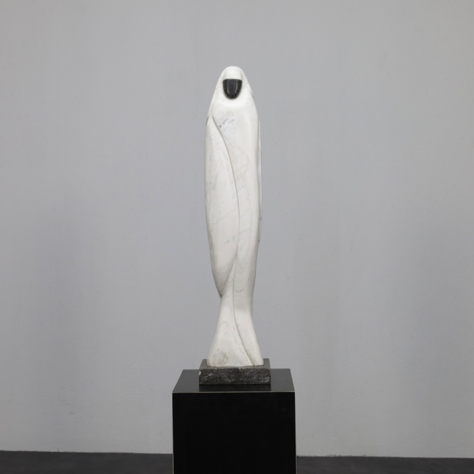 Marble Sculpture By Paul Simons, 1980s image 8