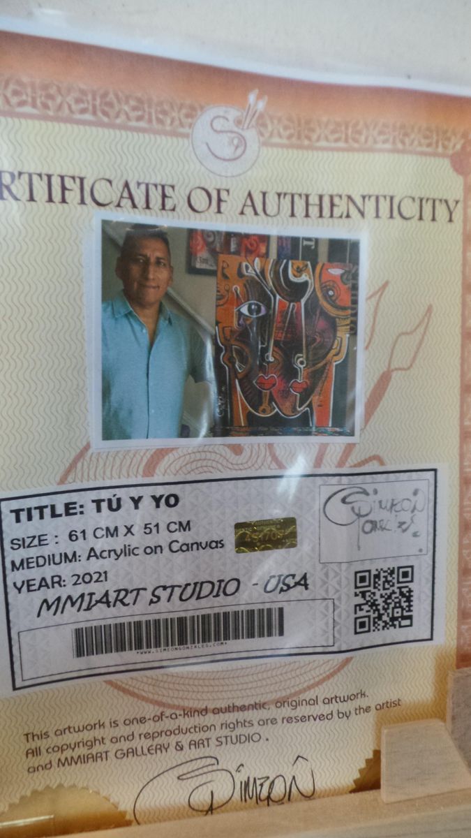 Simeon Gonzales (xx) - Tu Y Yo Originele Schilderijen Mmiart image 11