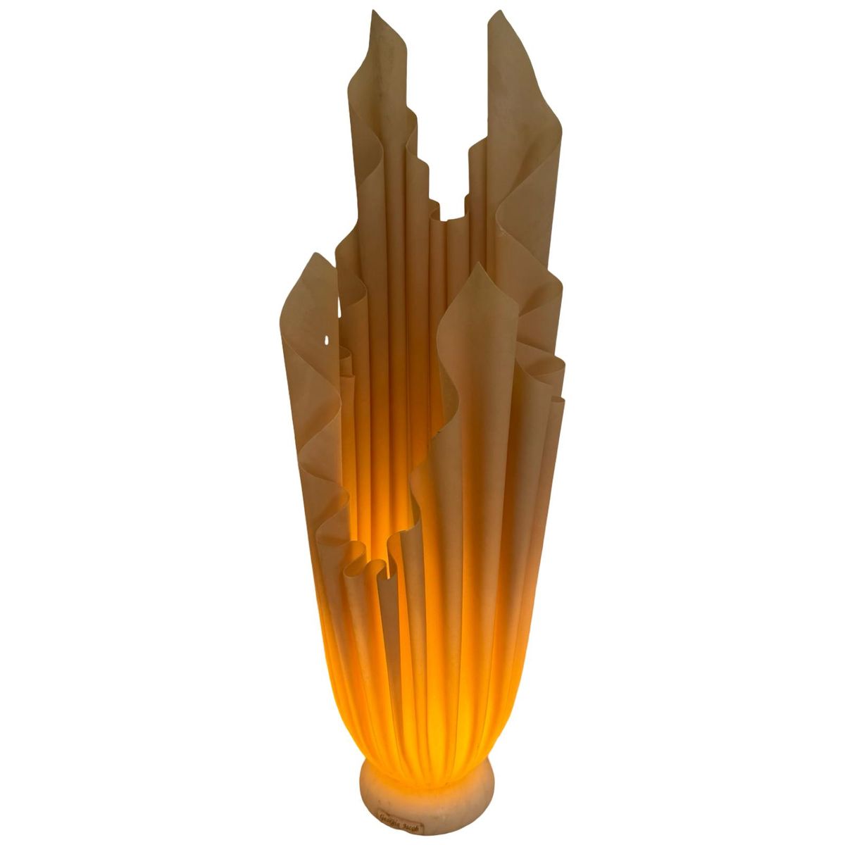Georgia Jacobs - Table Lamp Model ‘athena’ - Handkerchief Shaped Shade On Large Version(88cm) image 7