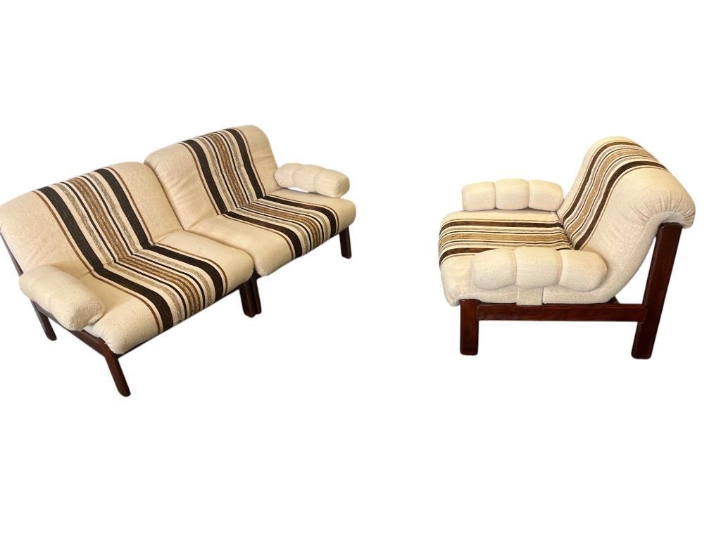 Set Van 3 Vintage Modulaire Fauteuils / Elementenbank image 11