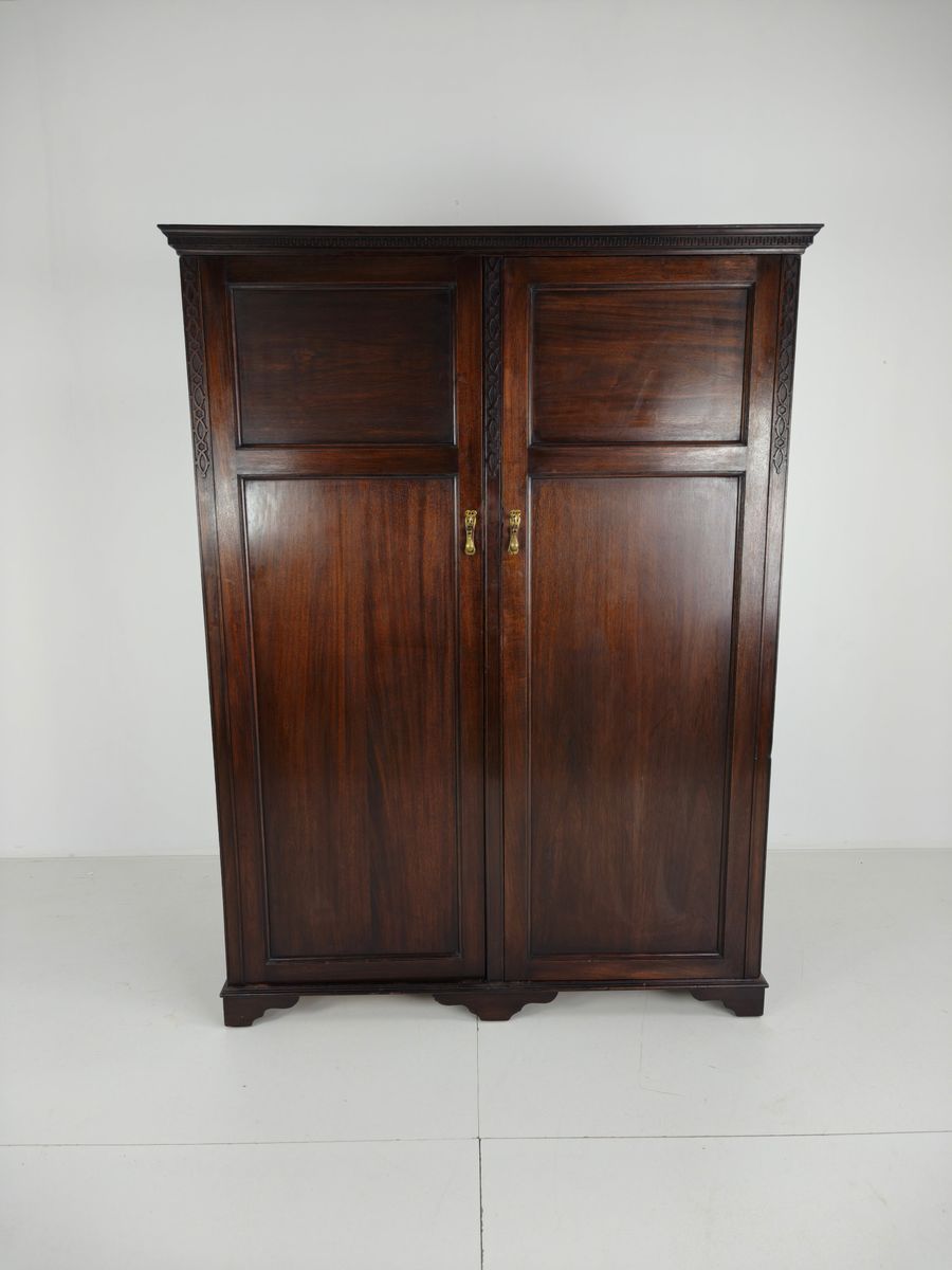 Art Deco Mahoniehouten Garderobekast Voor Dames Van Waring & Gillow – Ca. 1920 image 8