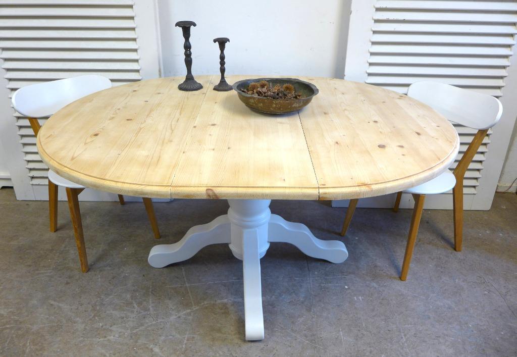 Prachtige Grote Ronde Mango Eettafel 140 Cm image 3