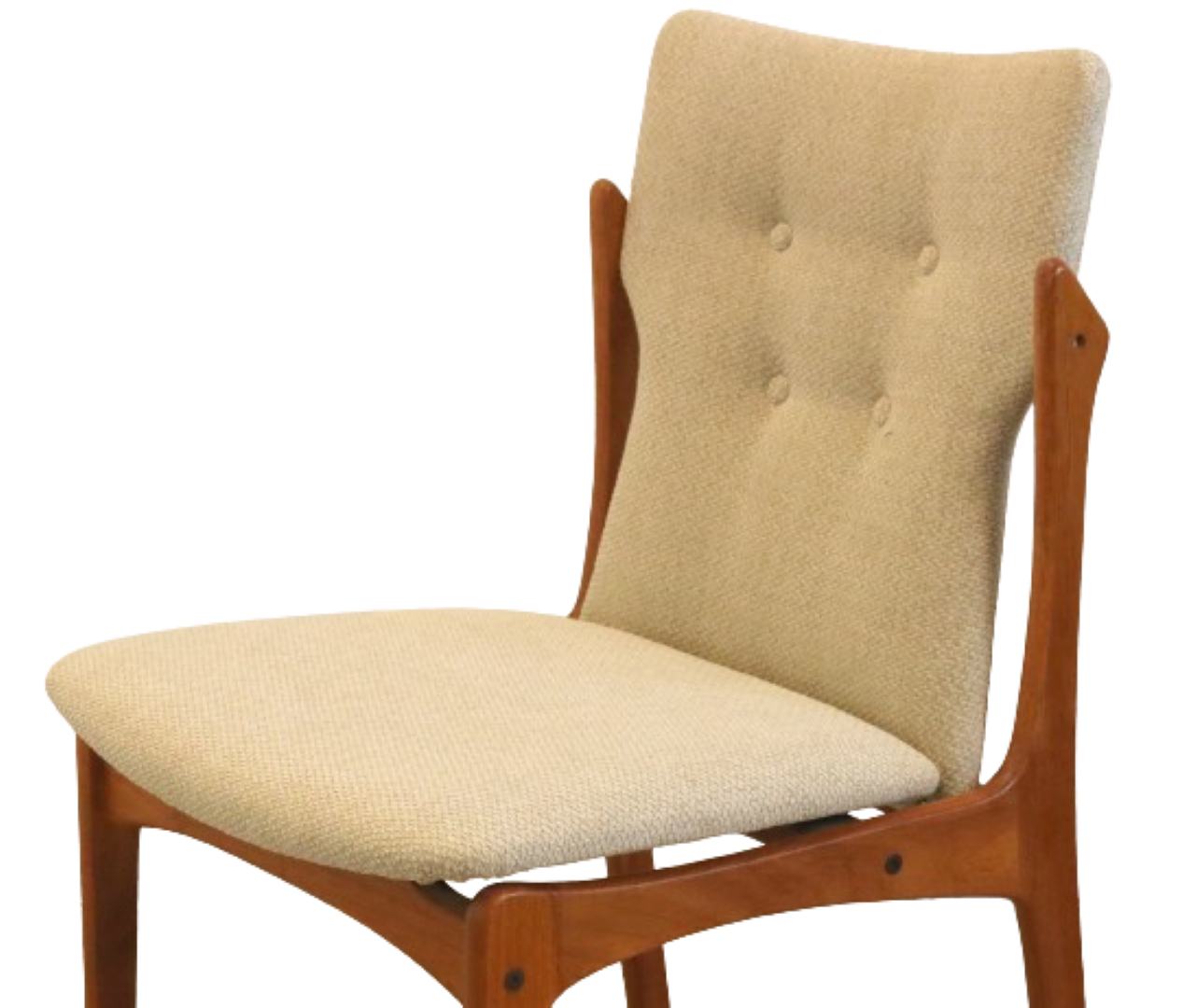 Set 4 Vamdrup Vintage Stoelen Deens Reupholstered image 8