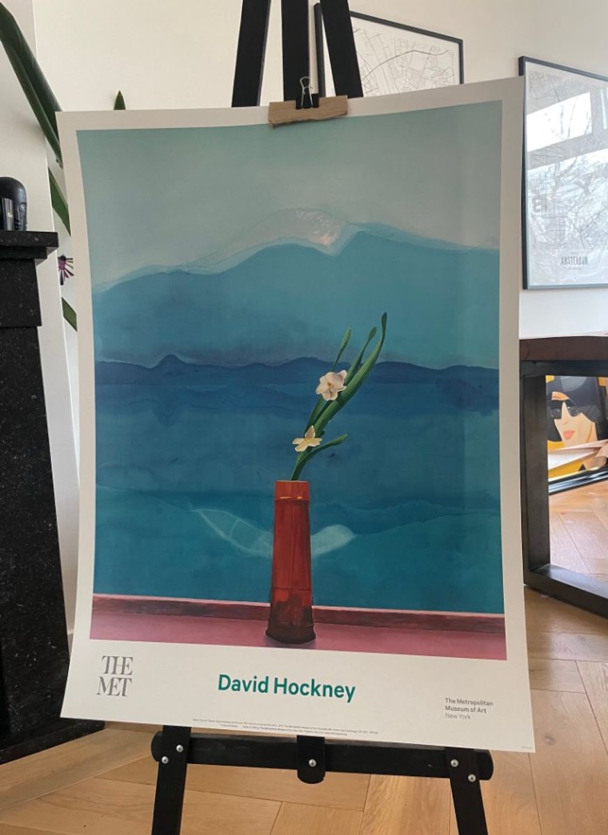 David Hockney, Mount Fuji And Flowers, 1972 image 12
