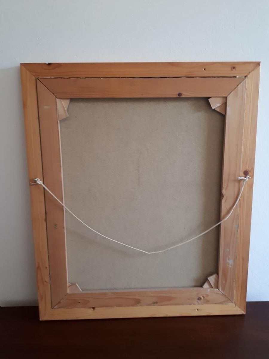 * Vintage Schilderij Zonnebloemen Olieverf Op Doek image 9