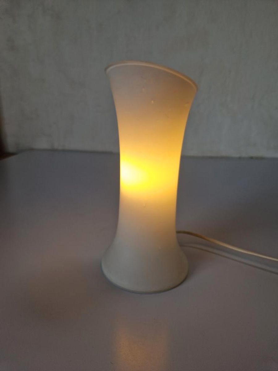 Sce Hurricane Lamp Jaren 80 Melkglas Design. image 2