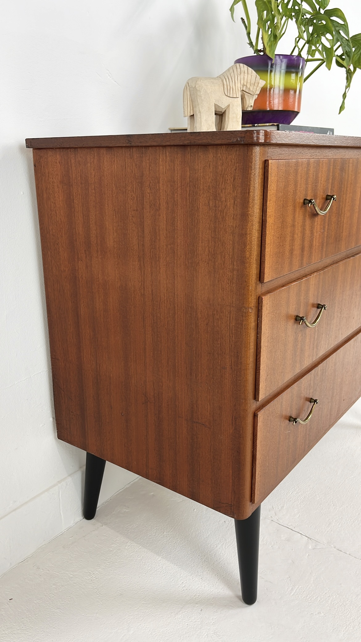 Scandinavisch Vintage Teak Fineren Ladekast Stenvo image 12