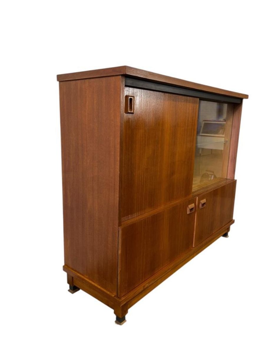 Vintage Barkast / Vitrinekast / Kast Met Glazen Gedeelte image 13