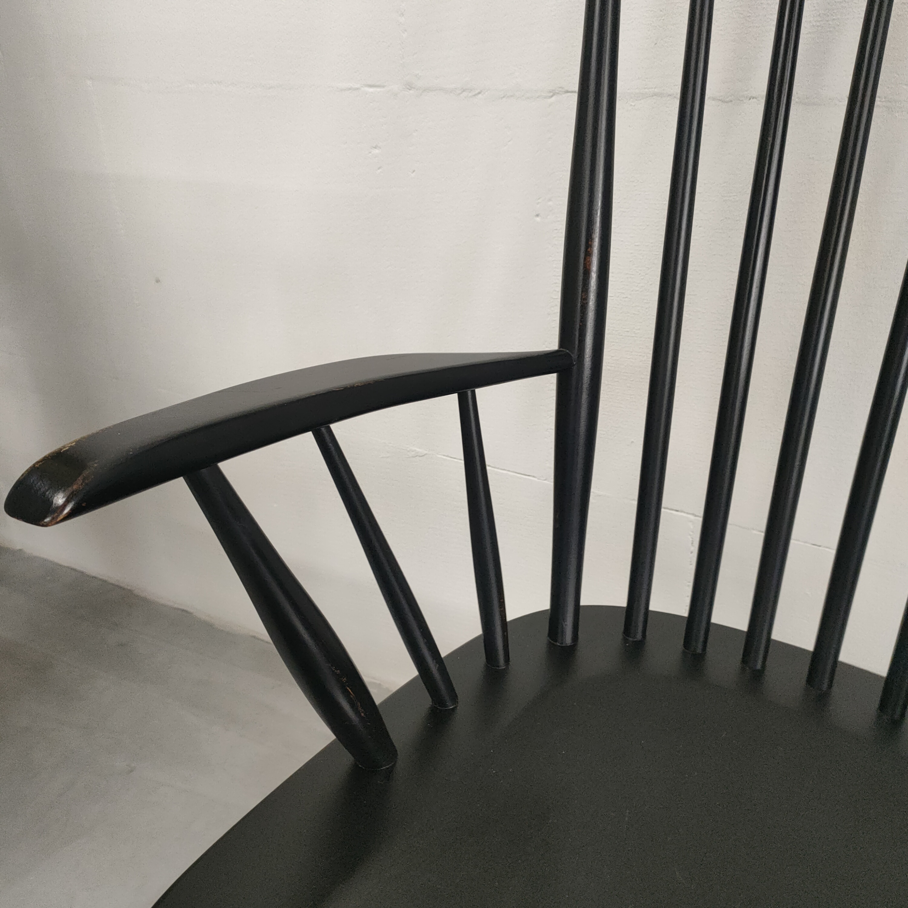 Vintage Spijlenstoel Relaxstoel Fauteuil image 14