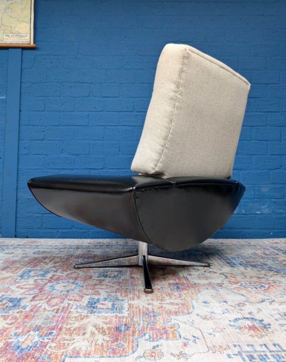 Vintage Space-age Deens Design Fauteuil, Johannes Andersen Jaren '60 image 7