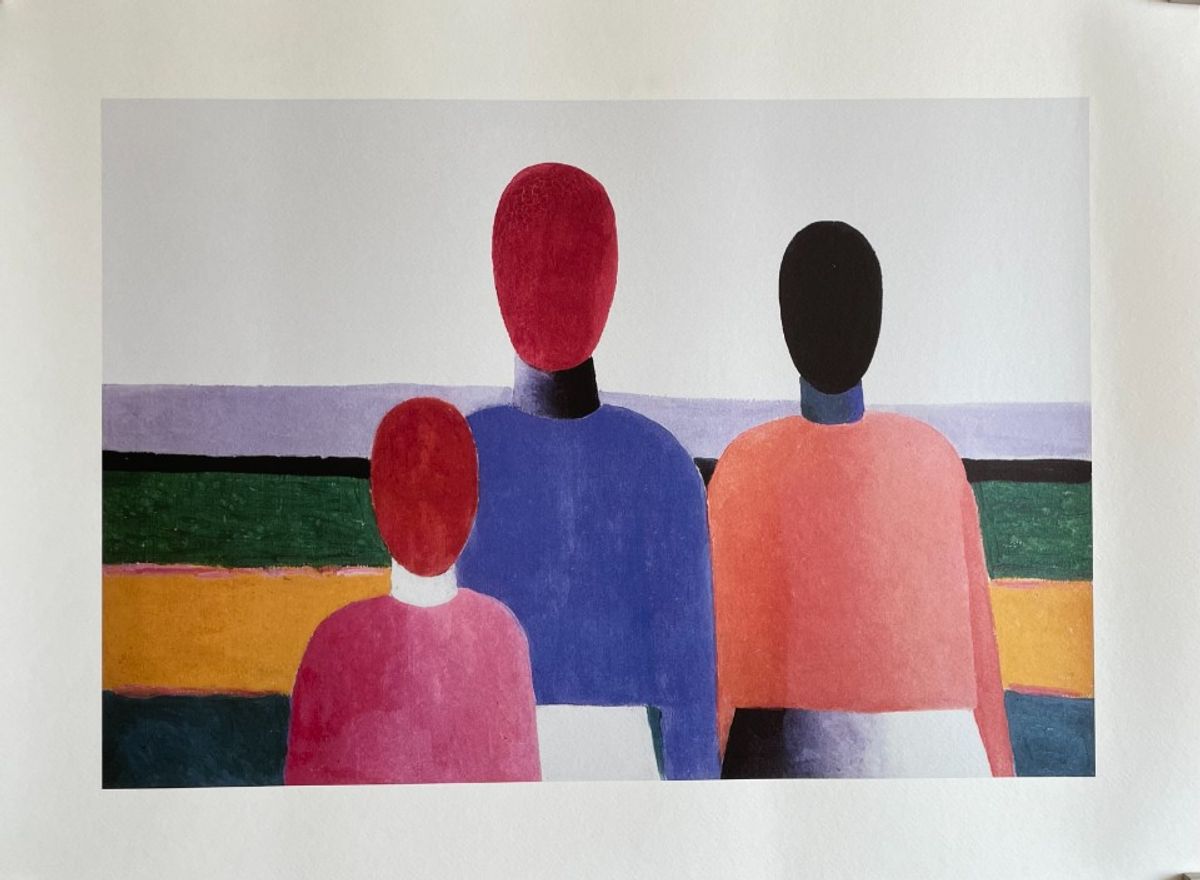 Kazimir Severinovich Malevich (1878-1935), Three Female Figures, (ca. 1928-1932). image 3