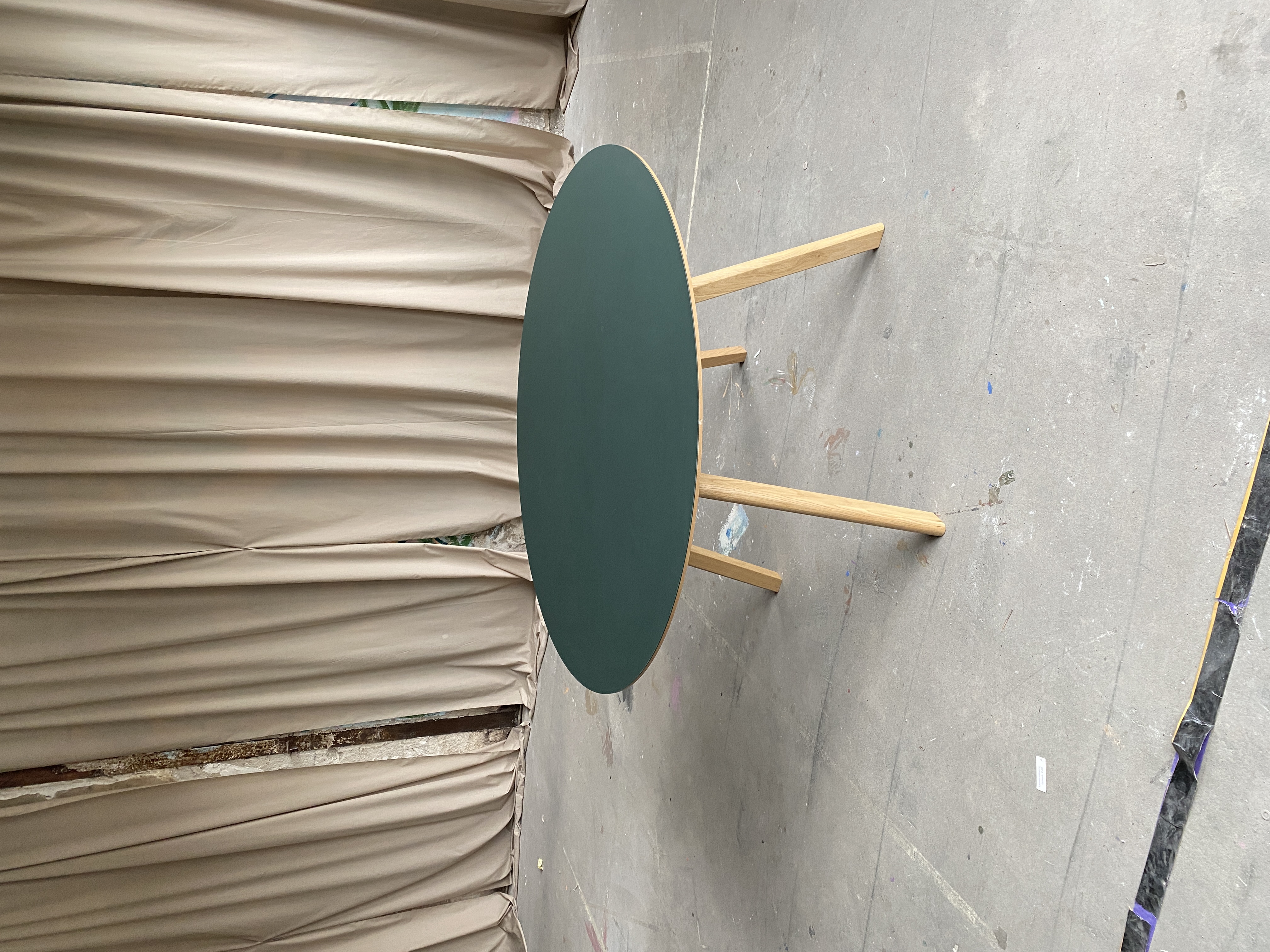HAY Copenhague Cph25 Water-based Gelakt Eiken Onderstel Tafel image 3