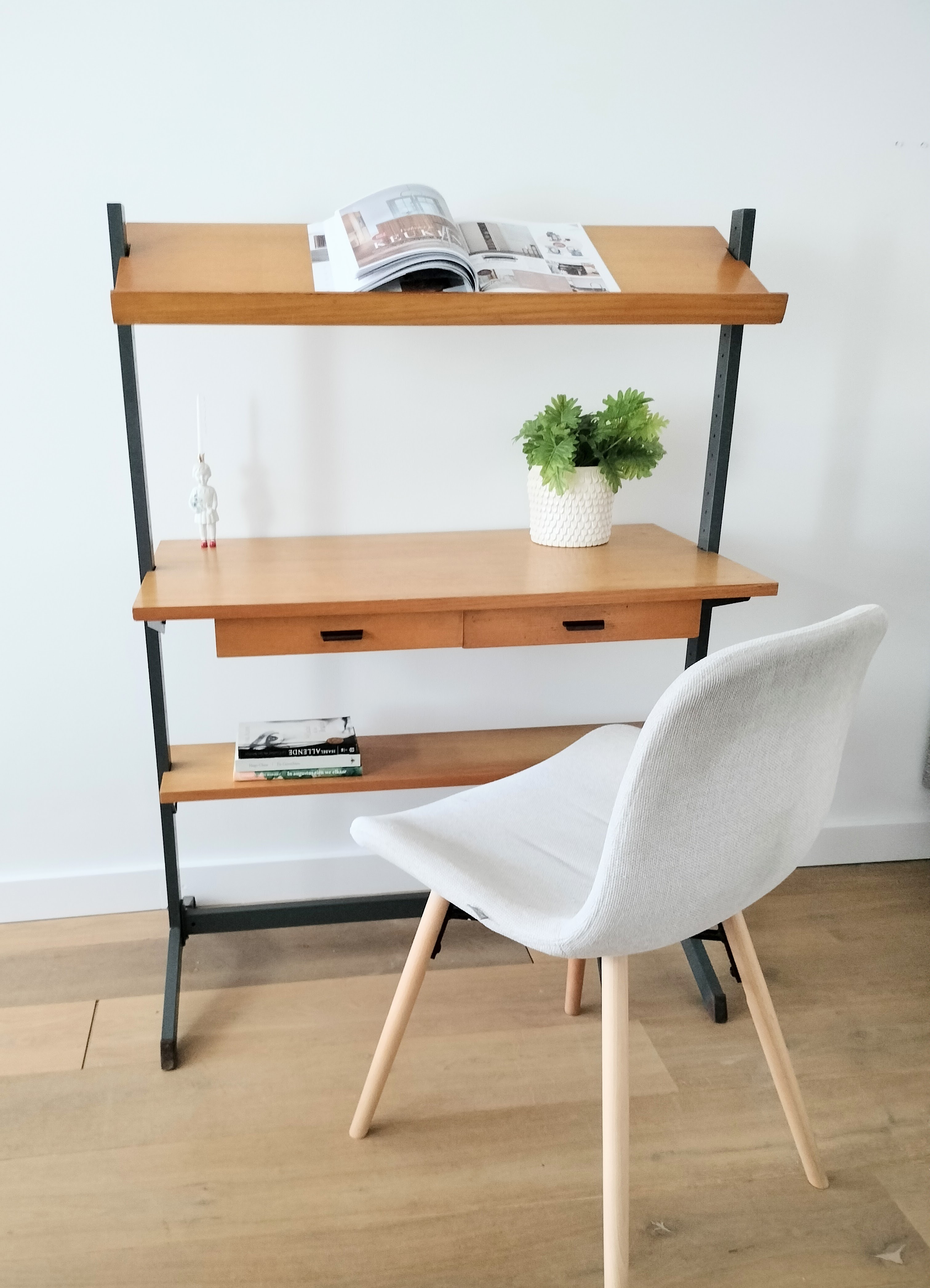 Vintage Vrijstaand Wandsysteem, Secretaire Olof Pira image 4