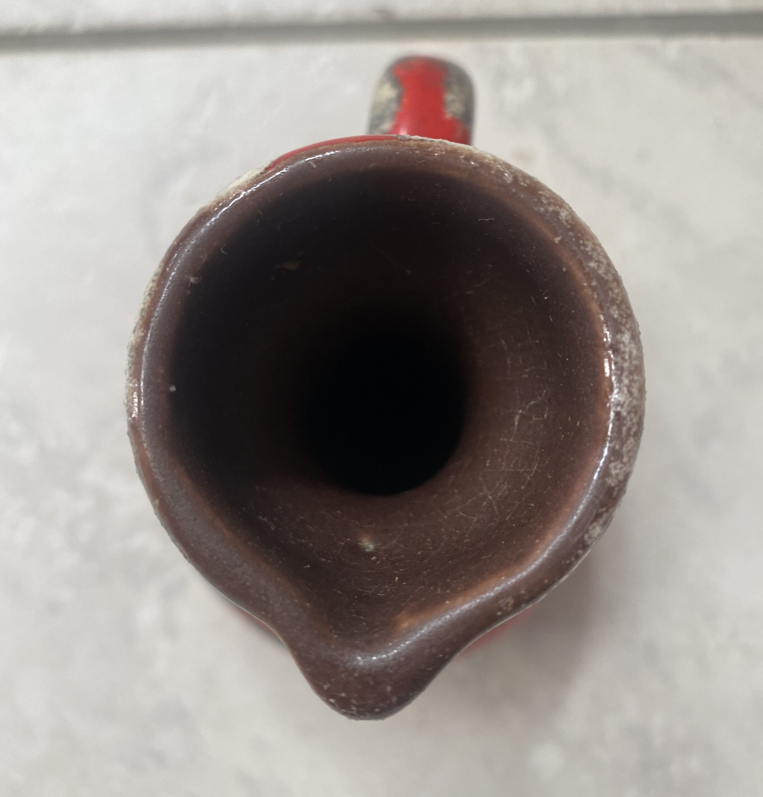 Red Fat Lava Vase By Jopeko Model 7201-21 image 5