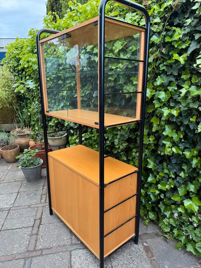 Vintage IKEA Niklas Wandmeubel Vitrinekast Jaren 80 image 2
