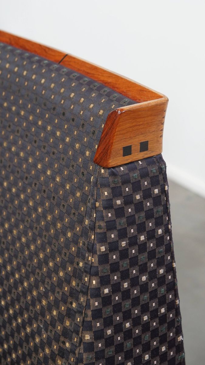 Prachtige Set Van 4 Niet Veel Voorkomende Art Deco Design Eetkamerstoelen Van Schuitema image 14