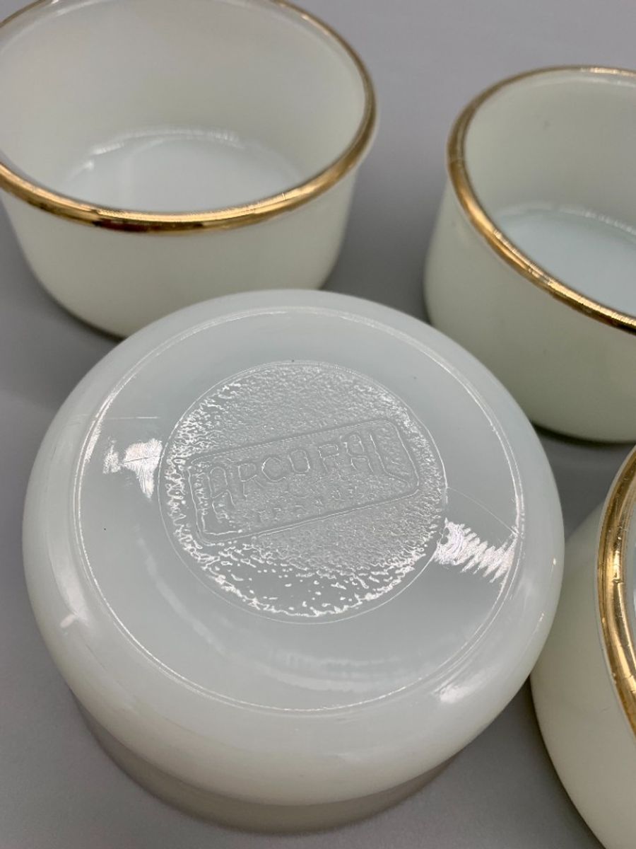Set Arcopal Arlequin Cups Crème/goud 5 Stuks image 2
