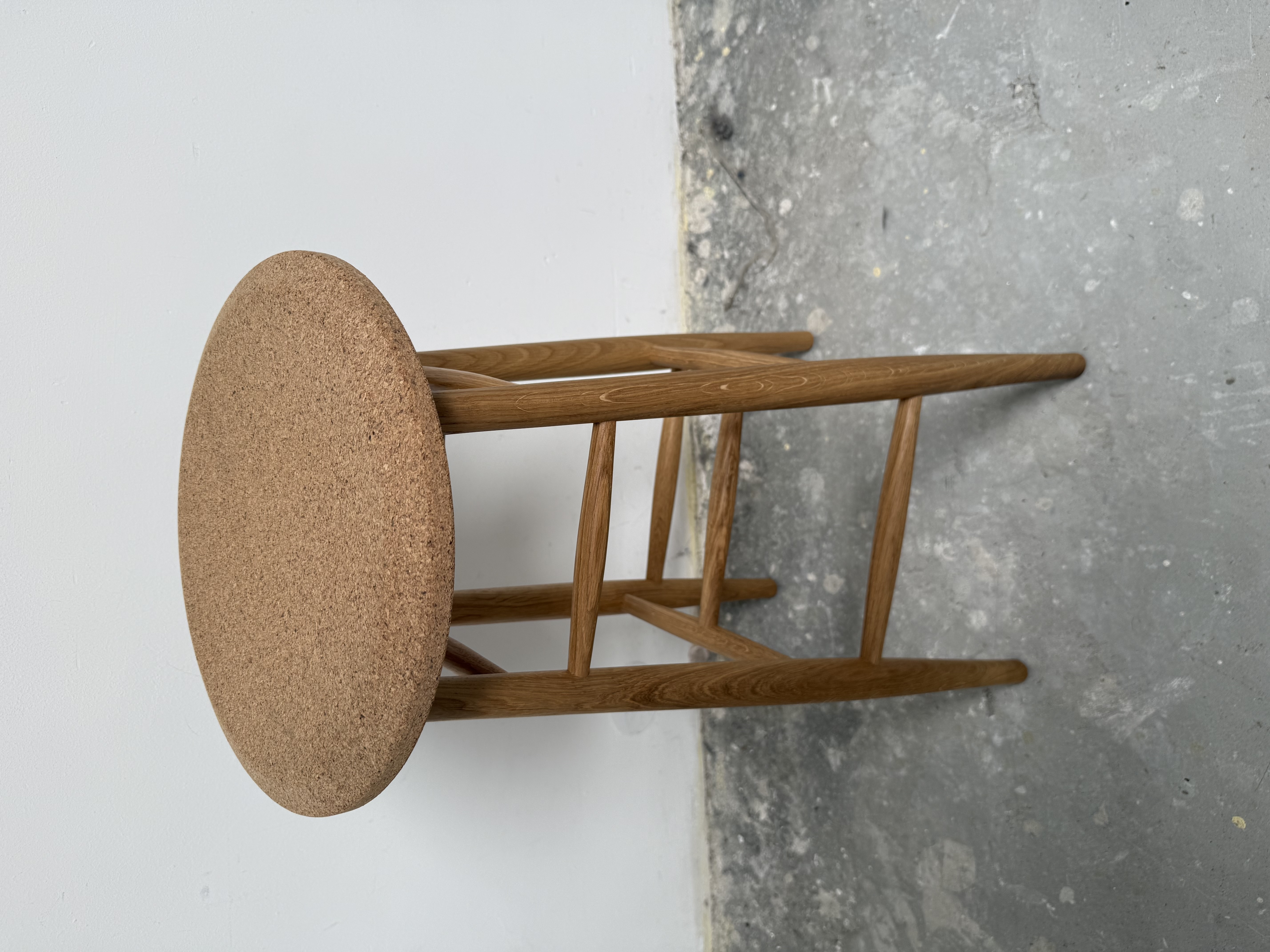 HEM | Drifted Barkruk Licht Kurk / Eiken image 7