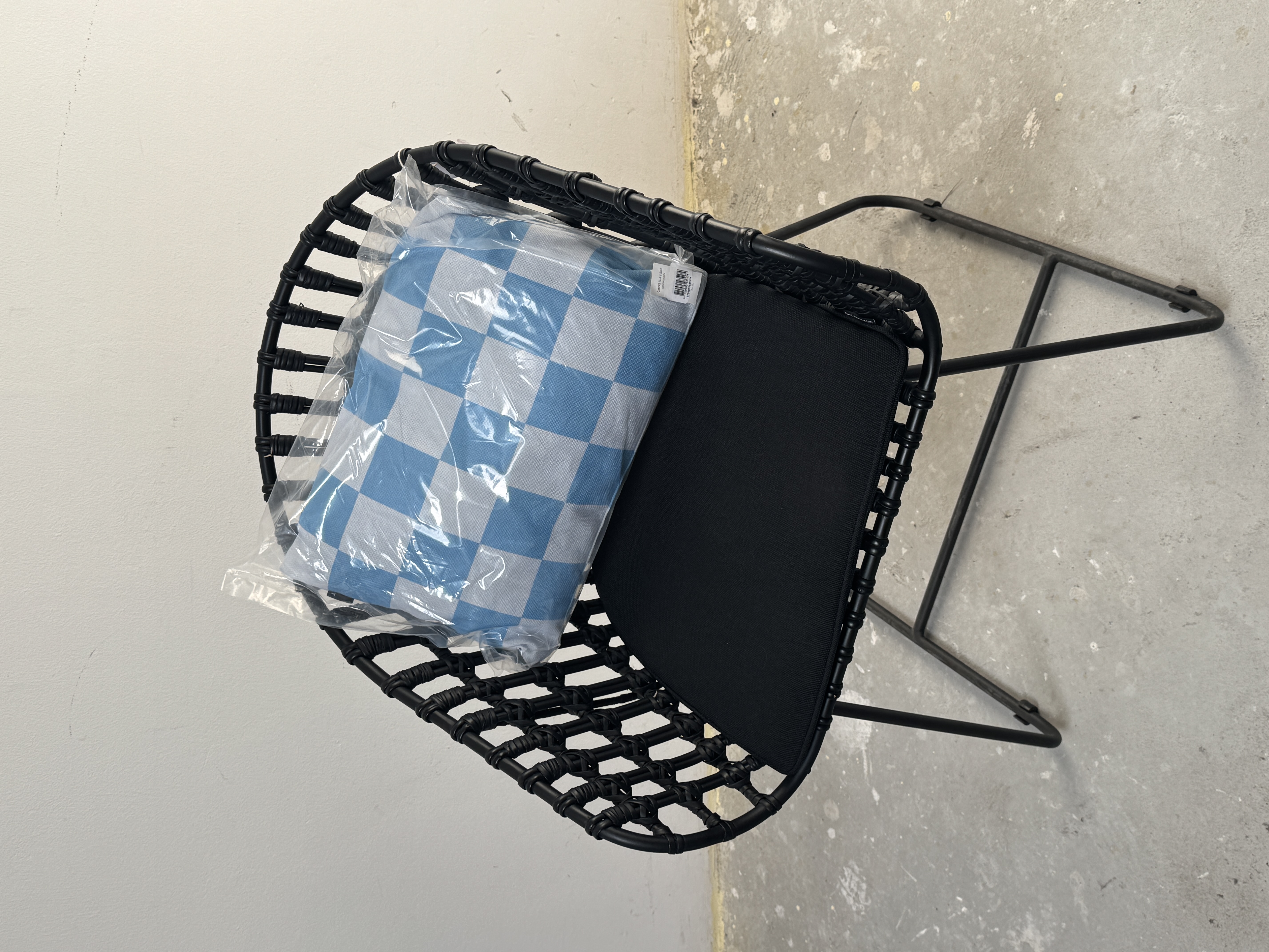 Fest Kussen Blauw Wit image 3