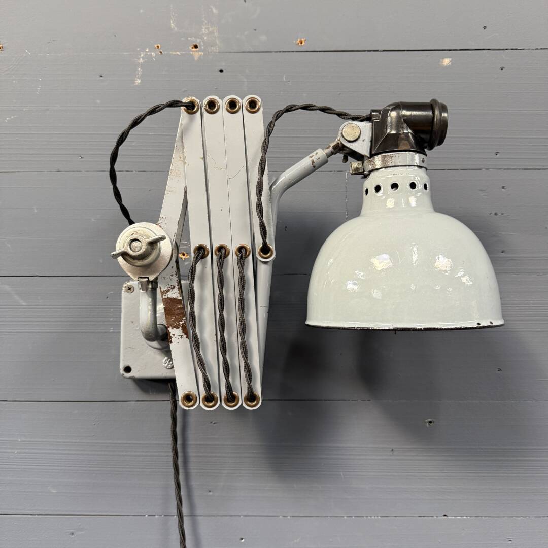Zeldzame Lichtgrijze Rademacher Schaarlamp image 24