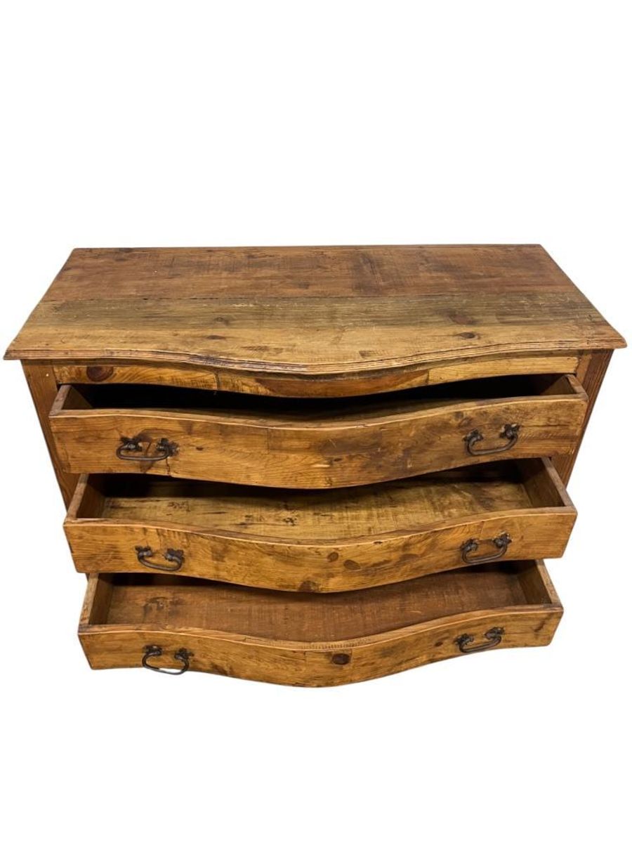 Brocante Houten Xl Ladekast / Buikkast image 4