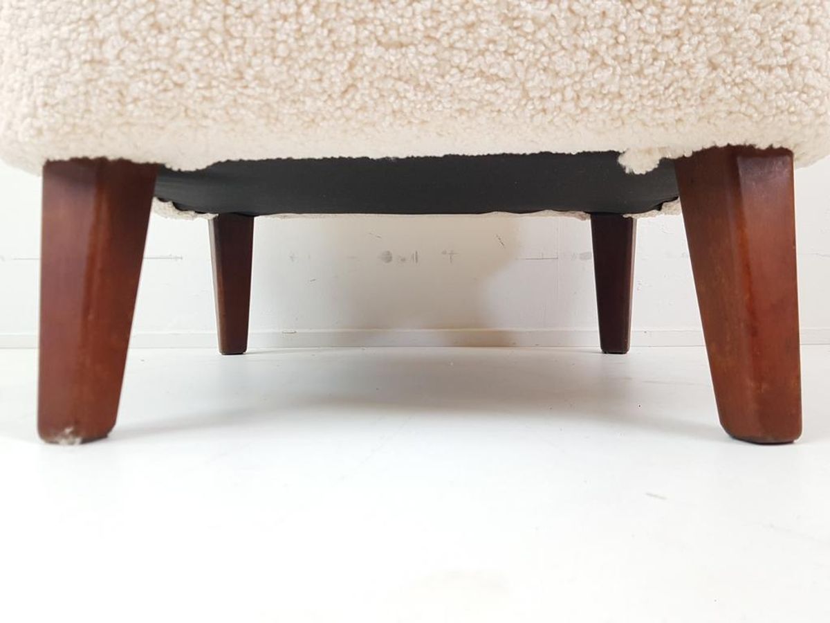 Vintage Artifort Theo Ruth Heren Fauteuil Teddy Nieuwe Stof image 7