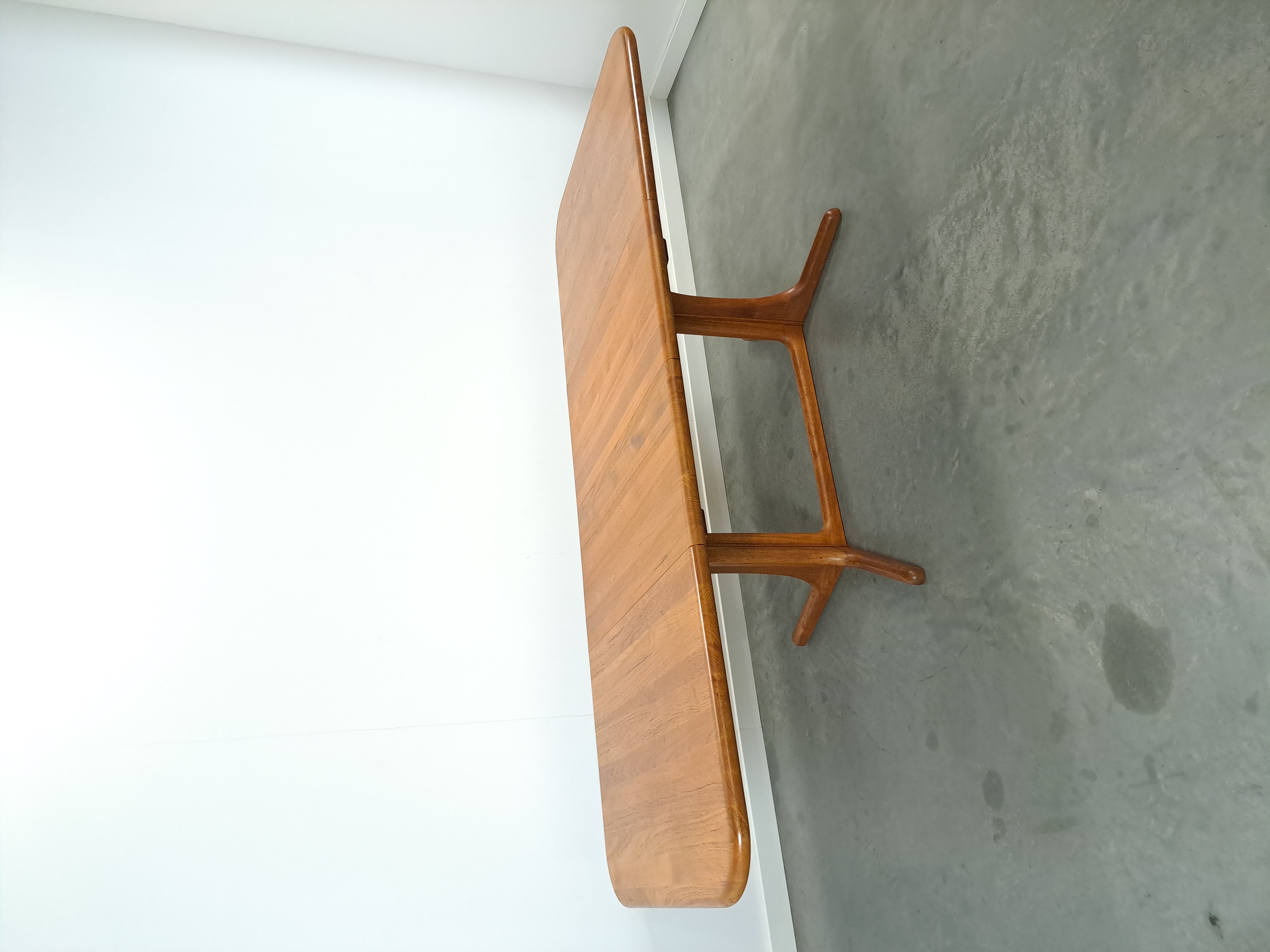 Xl Deense Uitschuifbare Teak Eettafel image 2