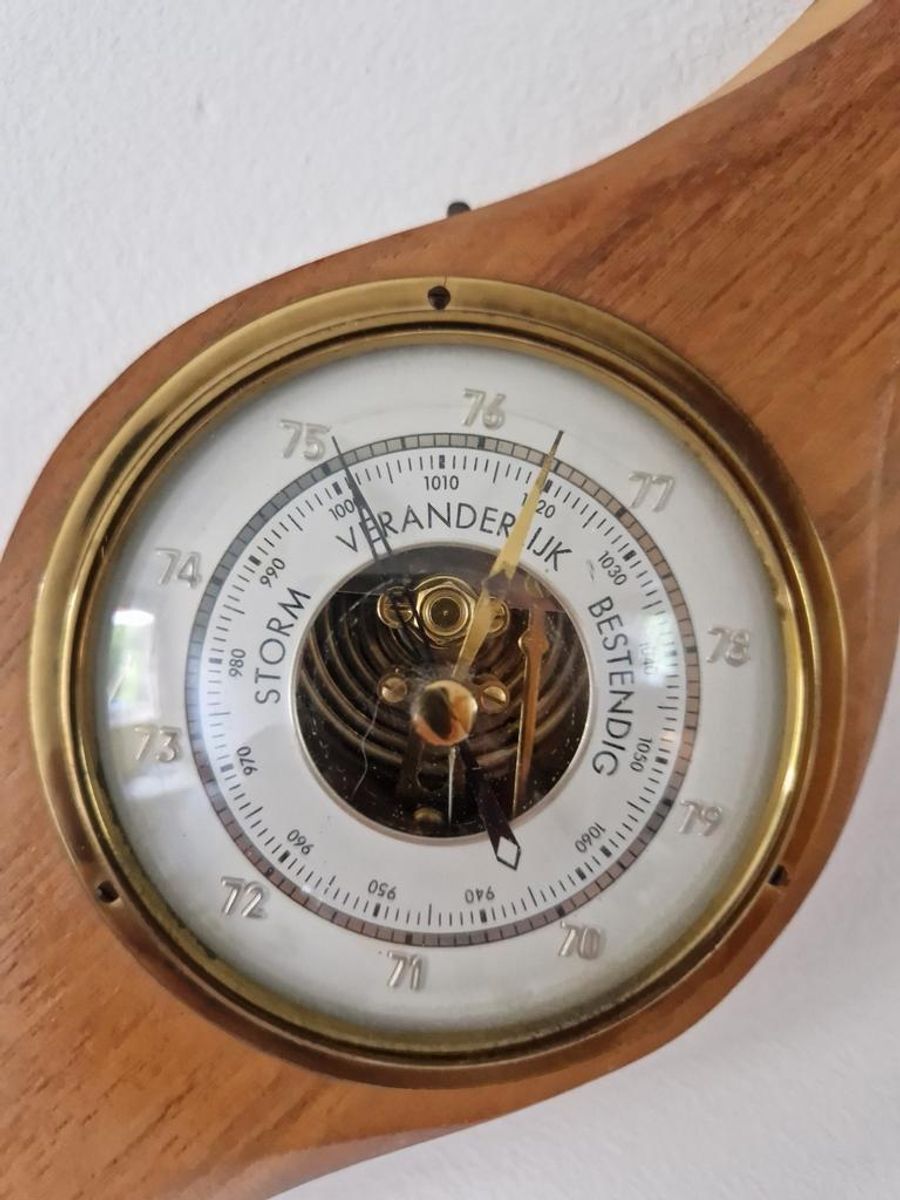 Vintage Barometer Propellor Vliegtuig image 5