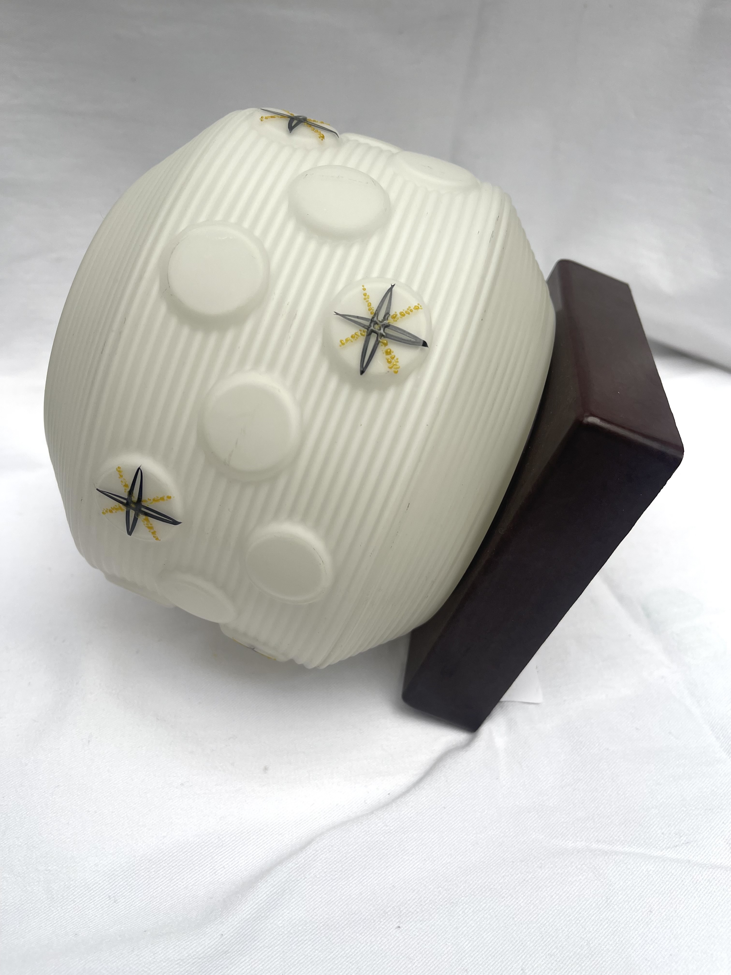 Vintage Plafonnière Opaal Glas image 5