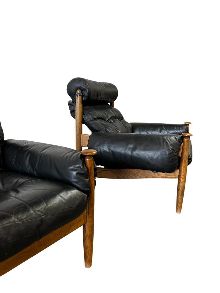 Set Van 2 Vintage Zweedse Fauteuils /eenzitten Eric Merthen image 6