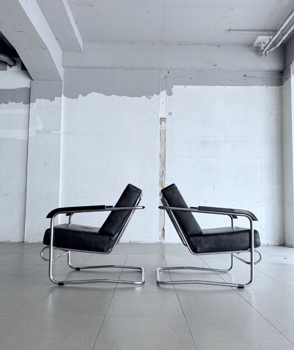 2x Vintage Lounge Chair By Enrico Prampolini For Cova Milano image 10