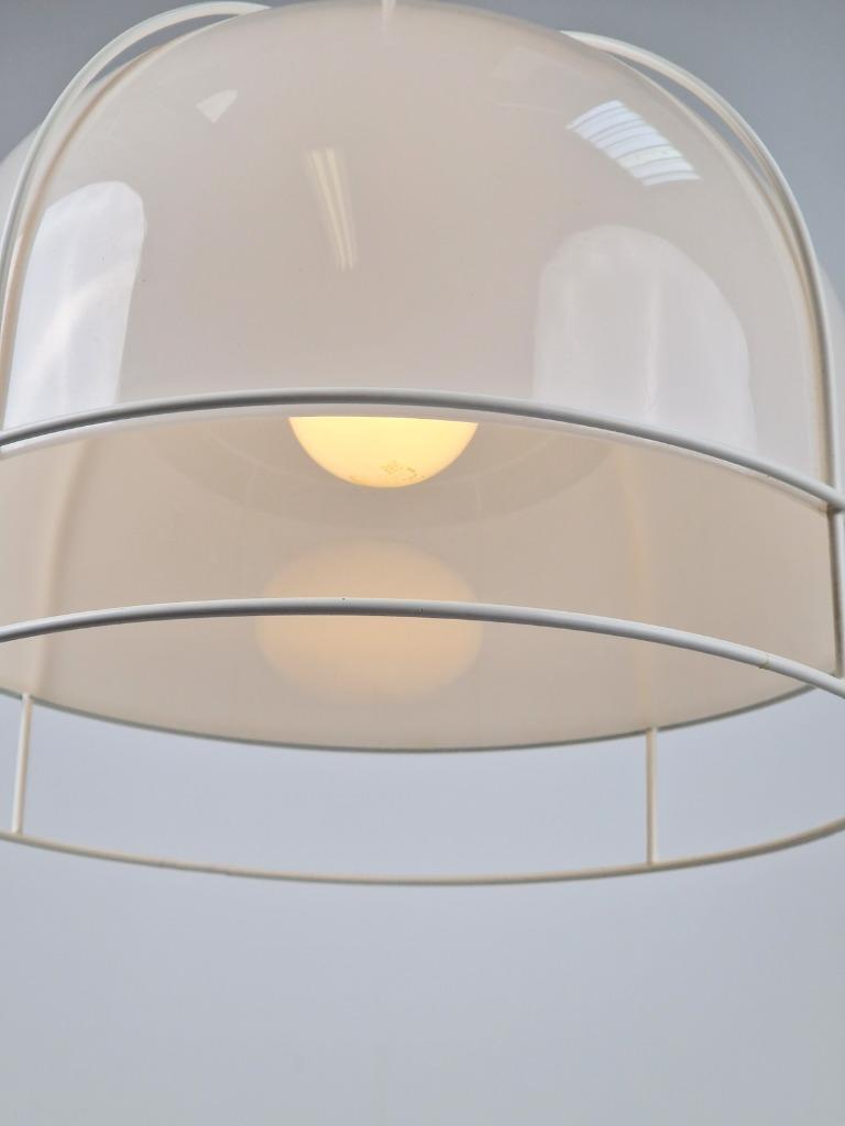 Vintage Hockey Helmet Hanglamp Harco Loor Haarlem, 1980 image 8