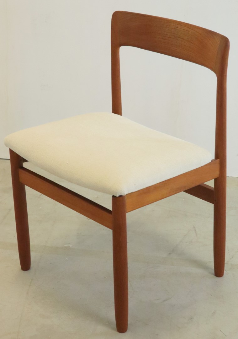 Set 6 A. Younger Stoelen Eetkamerstoelen Vintage Reupholstered image 13