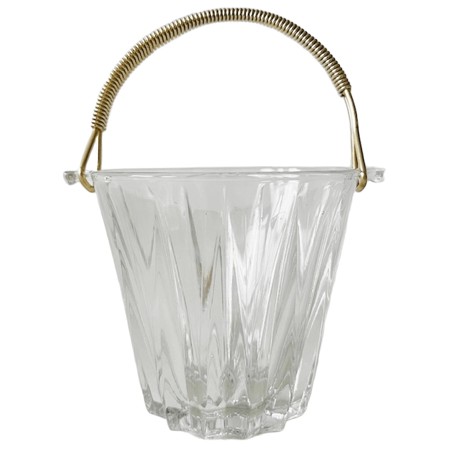 Vintage Ijsemmer Hollywood Regency Glas Messing 1960’s image 2