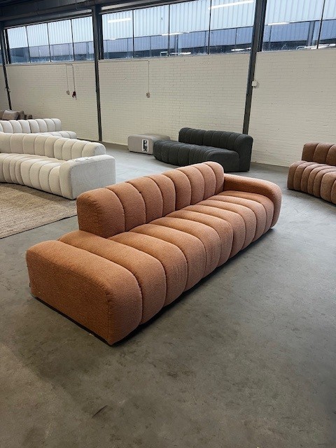 4x6 sofa - Organische Modulaire Bank X4 In Poeder Terra image 3