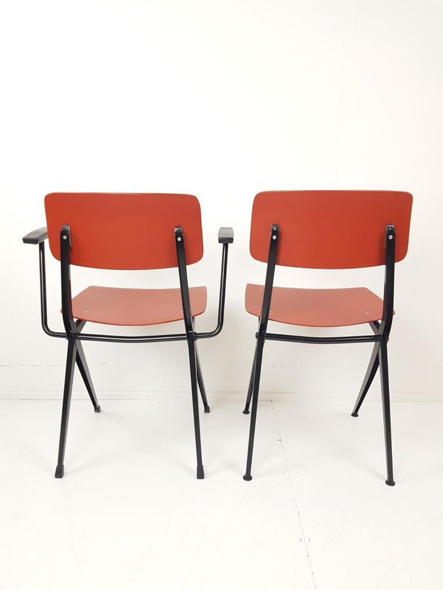2 Marko Stoelen Model S201 Setprijs | Armleuning Ossenbloed image 5