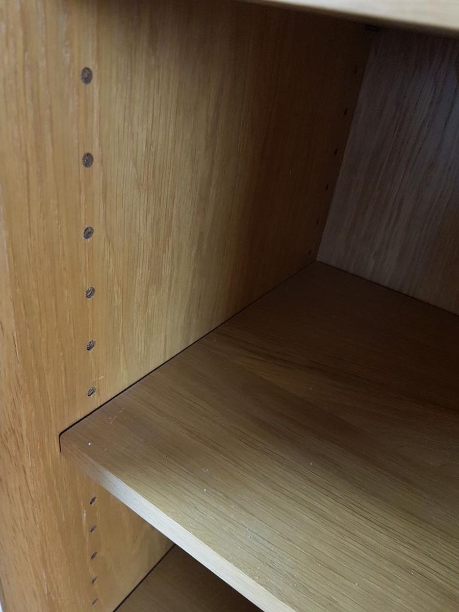Vintage Deense Wandkast Eiken | Laden | Kast image 10