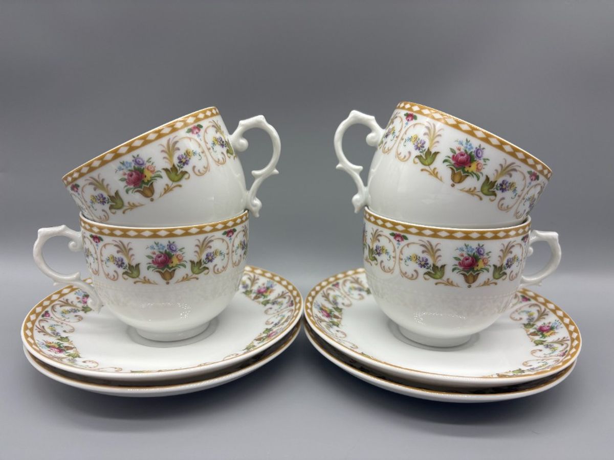 Furstenberg Set Kop En Schotels 8 Delig 50's image 10