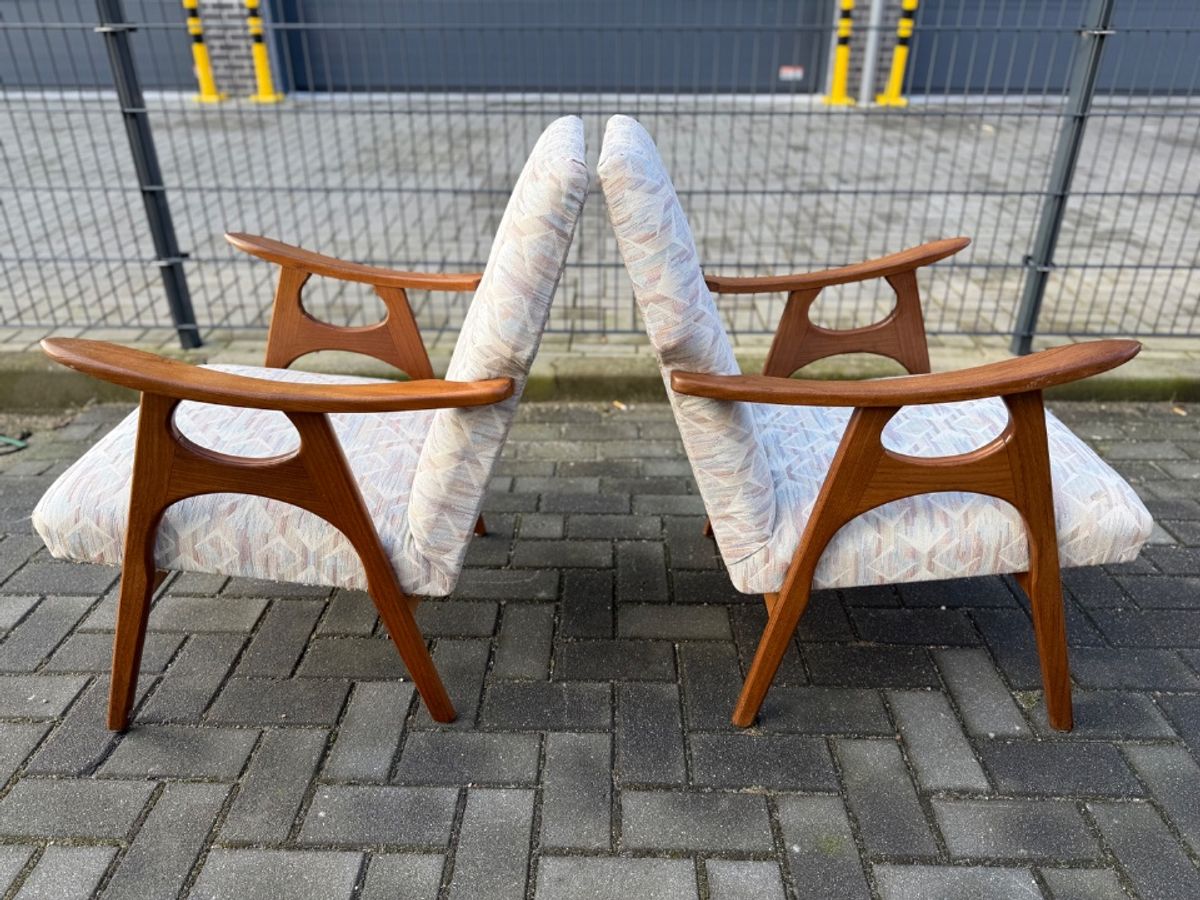 Set Van 2 Vintage Relax Stoelen image 12