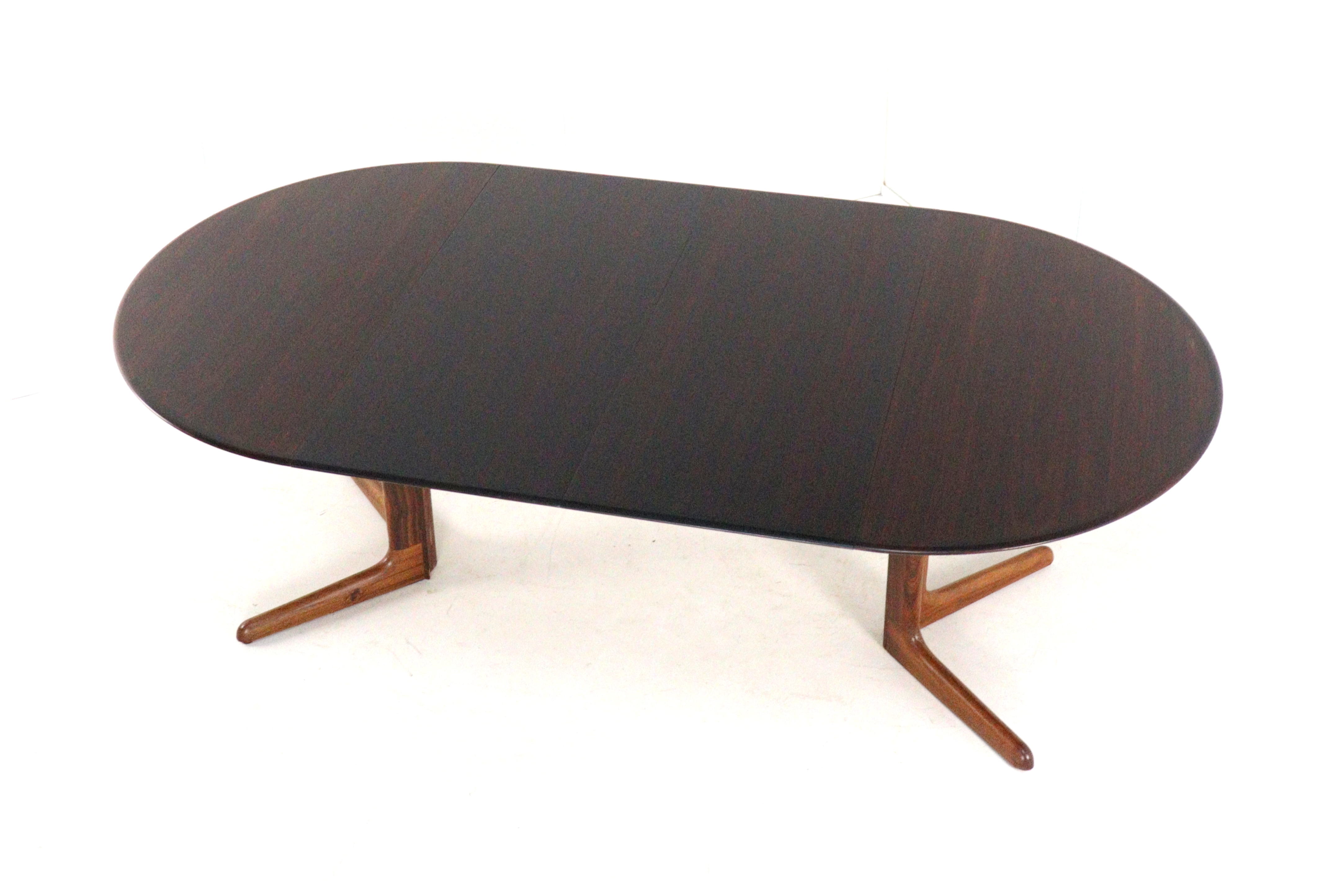 dyrlund Palissander Ronde 2x Verlengbare Tafel Eettafel Deens Vintage image 20