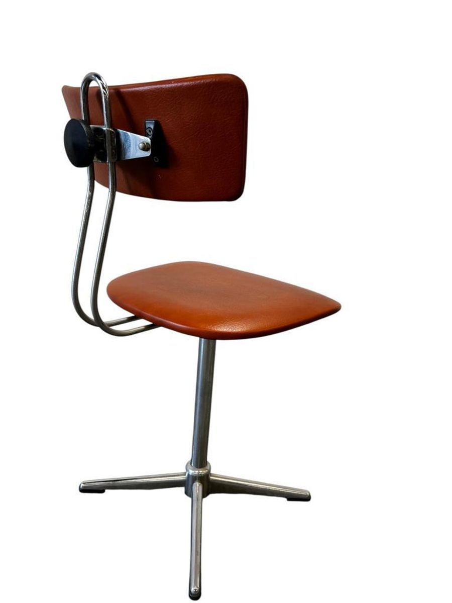 Vintage Oranje Bureaustoel / Desk Chair image 2