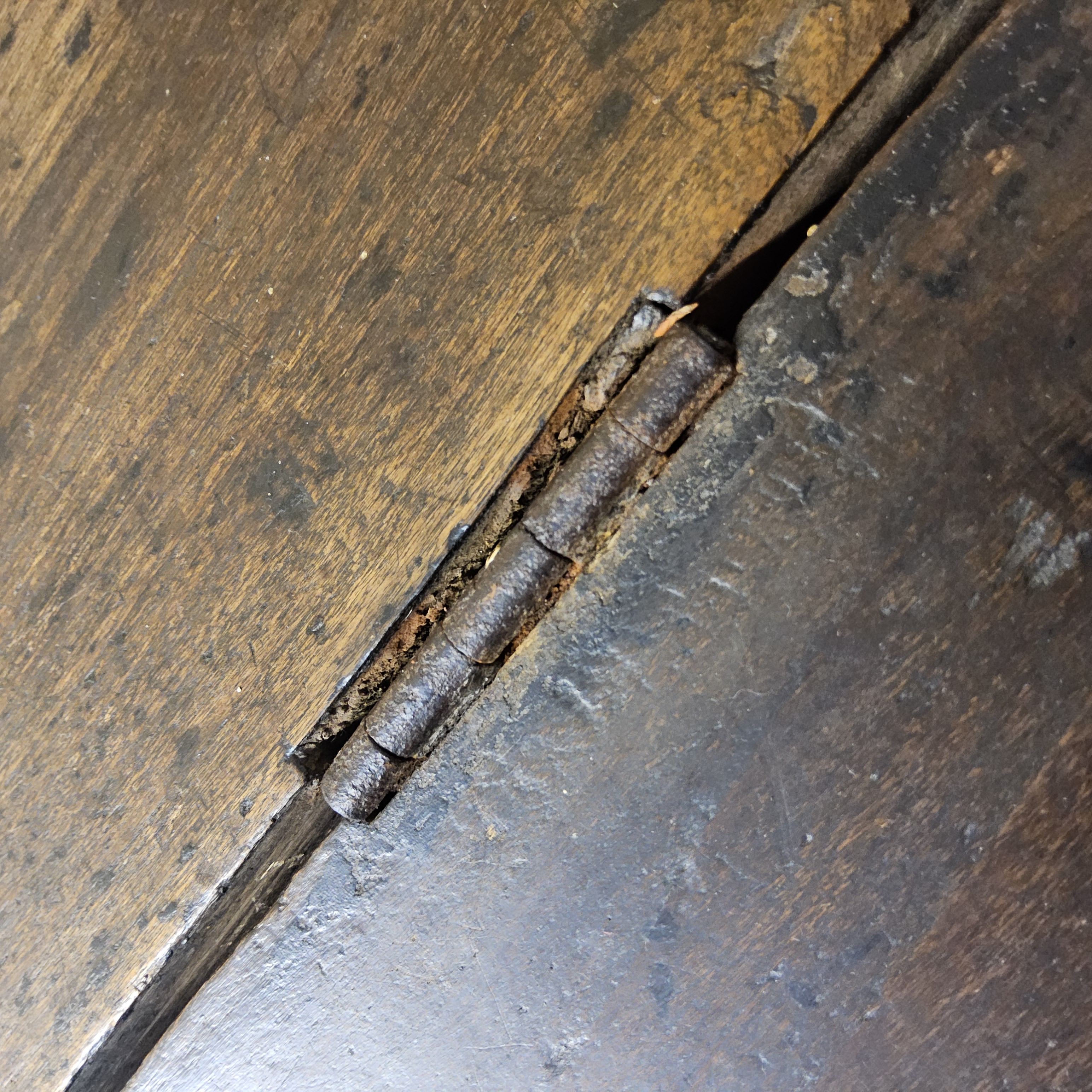 Antieke Staande Hoge Eiken Houten Lessenaar / Schrijfbureau (19e Eeuw) / Clerk Desk image 13