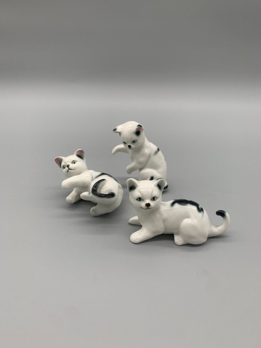 Decoratie Set Katjes Bone China 3 Stuks image 2