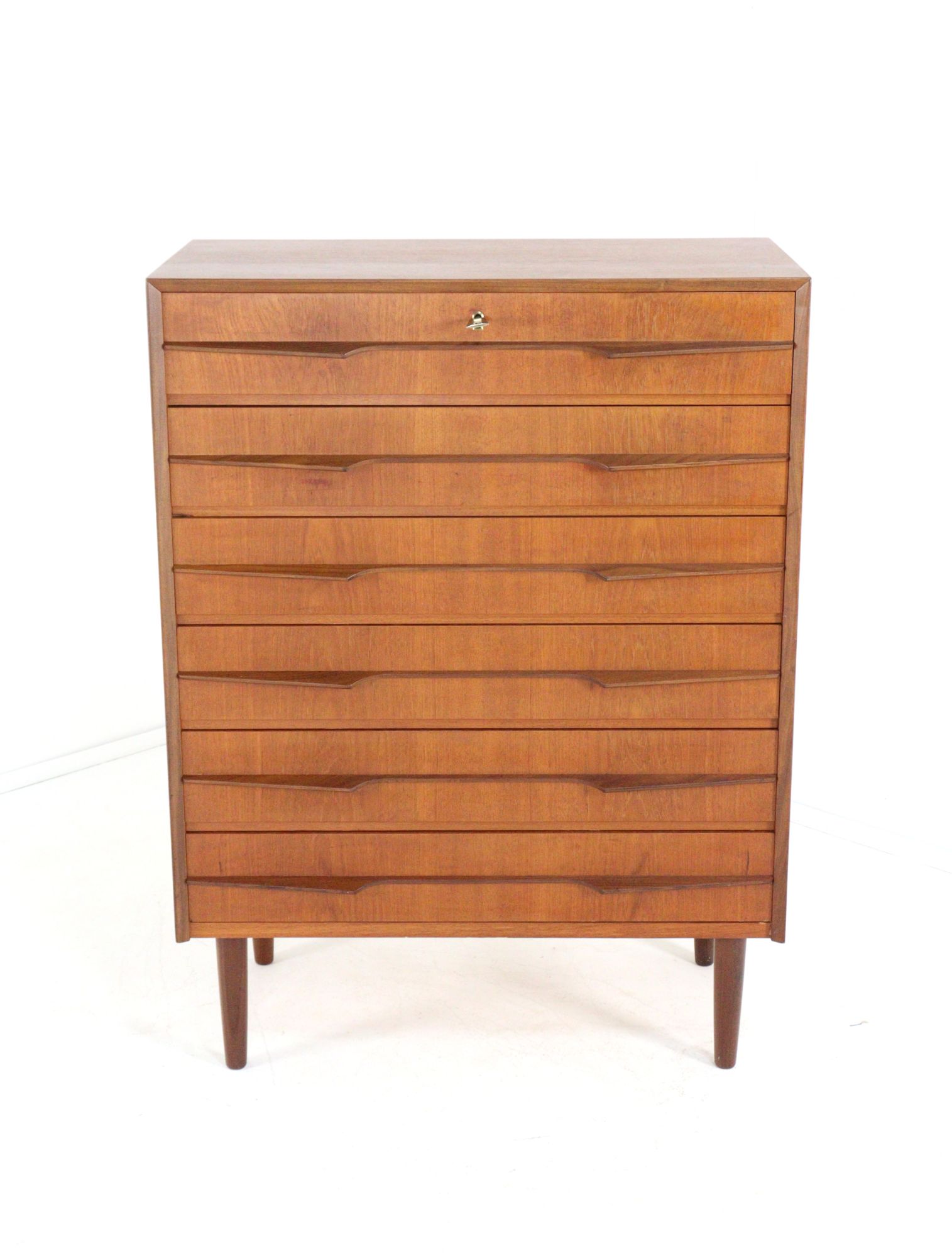 Vintage Hoge Ladekast 'olsted' Deens Design image 6
