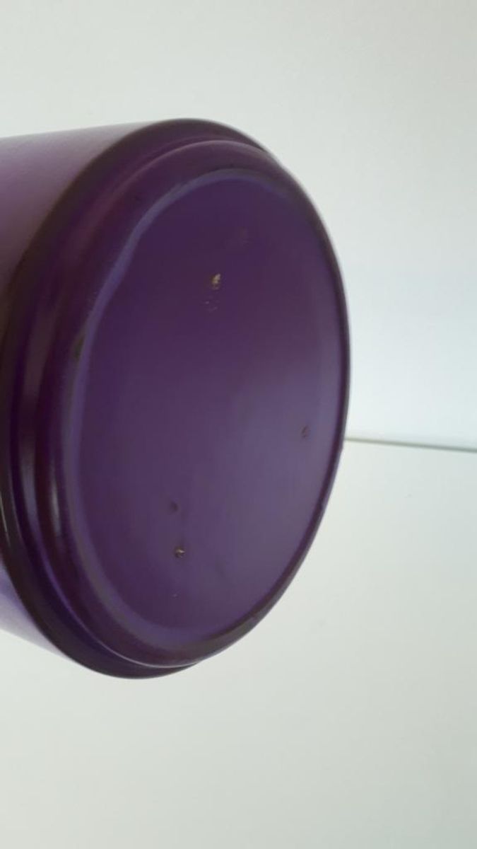 Grote Vintage Bloempot Paarse Retro Pot Jaren 70 image 7